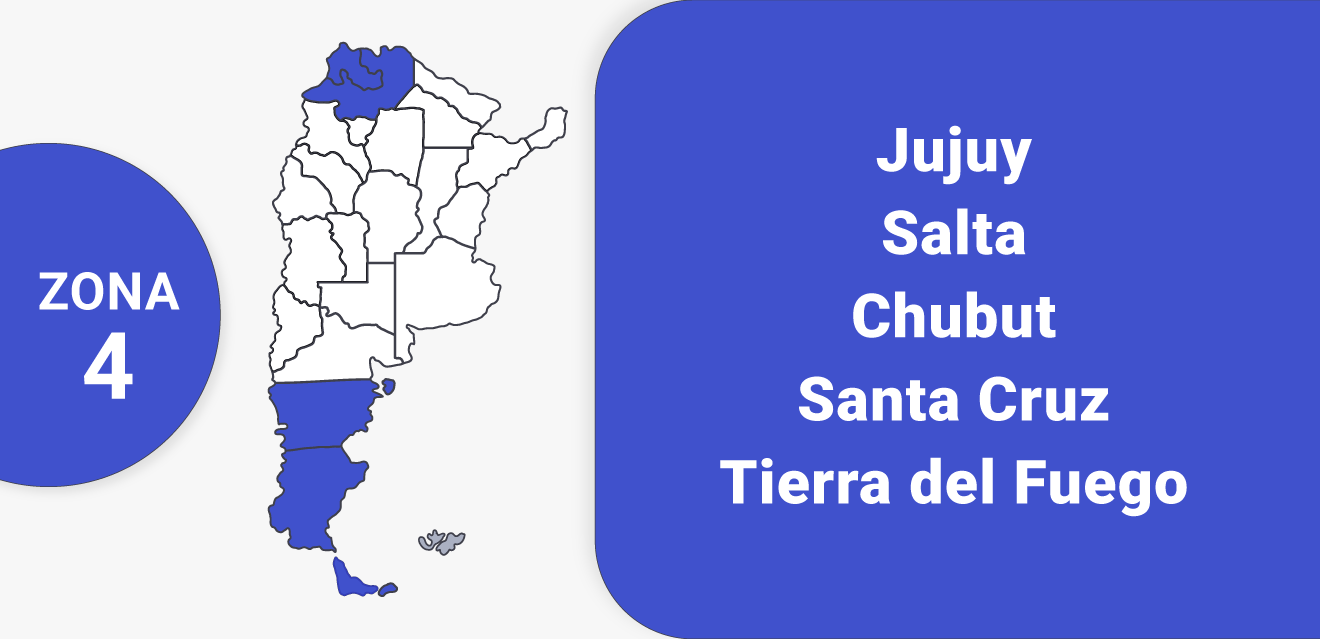 correo mapa zona 4